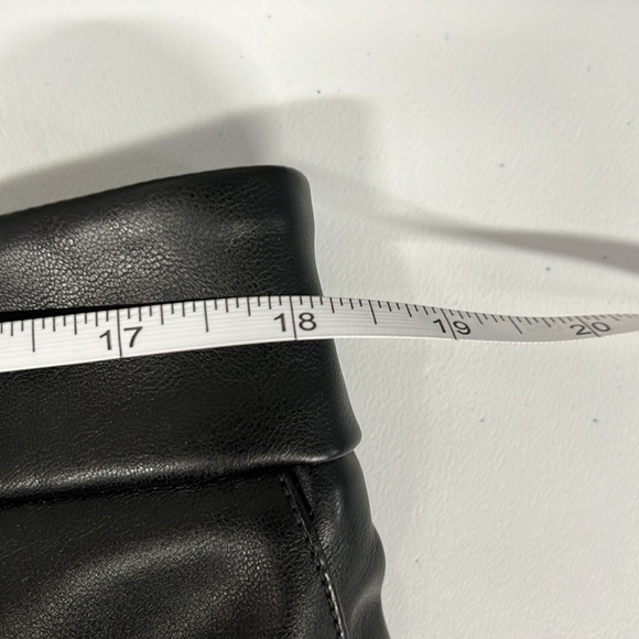 Women's Nine West Pleated Faux Leather Trouser - Picture 7 of 7